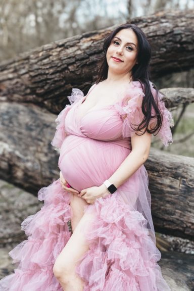 Babybelly Fotoshooting - Outdoor am Baum
